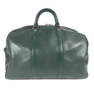 LOUIS VUITTON Taiga Kendal PM Travel Bag Duffle Bag Leather Epithea Green